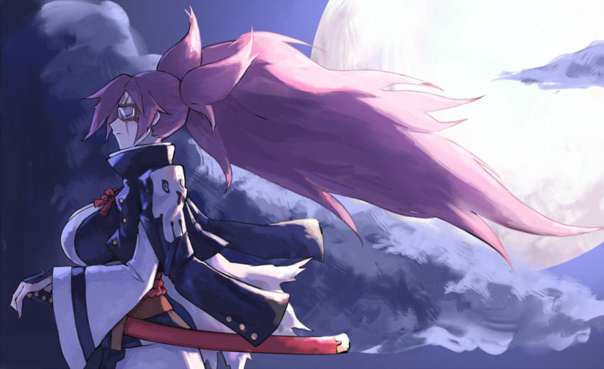 baiken (guilty gear and 1 more) drawn by arqa