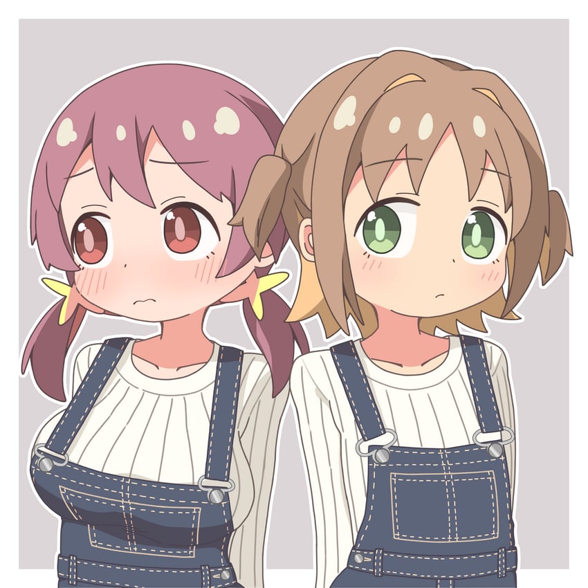 oka asahi and murosaki miyo (onii-chan wa oshimai!) drawn by madwhippedcream