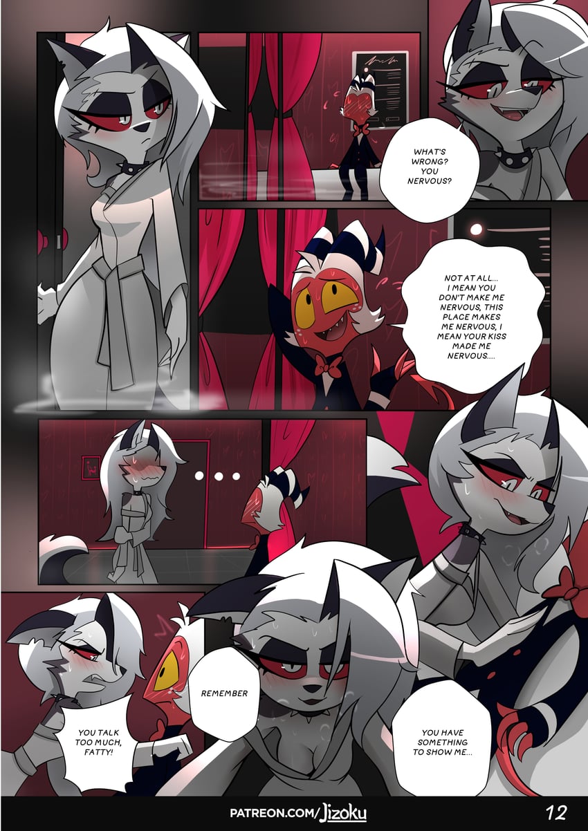 loona and moxxie (helluva boss) drawn by jizoku