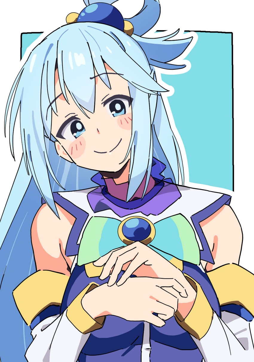 aqua (kono subarashii sekai ni shukufuku wo!) drawn by noyama_takenoko