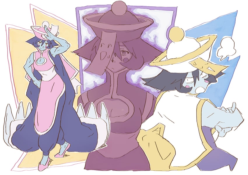 hsien-ko and mei-ling (darkstalkers) drawn by matsuo_yuusuke