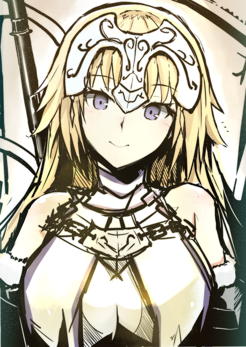 jeanne d'arc (fate and 2 more) drawn by xiaodi