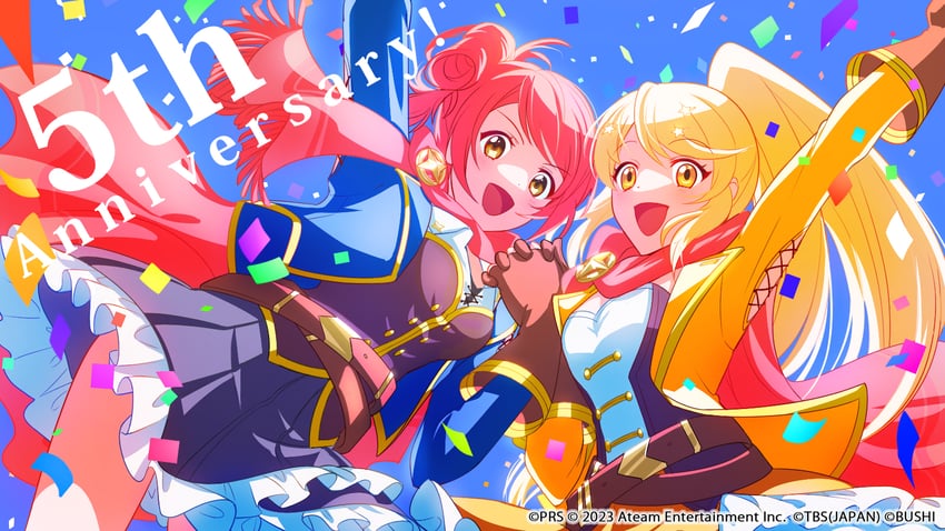 ootsuki aruru and kano misora (shoujo kageki revue starlight and 1 more)