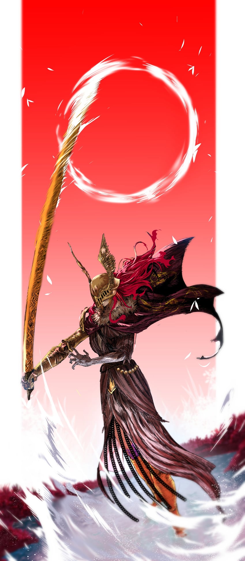 malenia blade of miquella (elden ring) drawn by sorage_(f91_qhb0019)