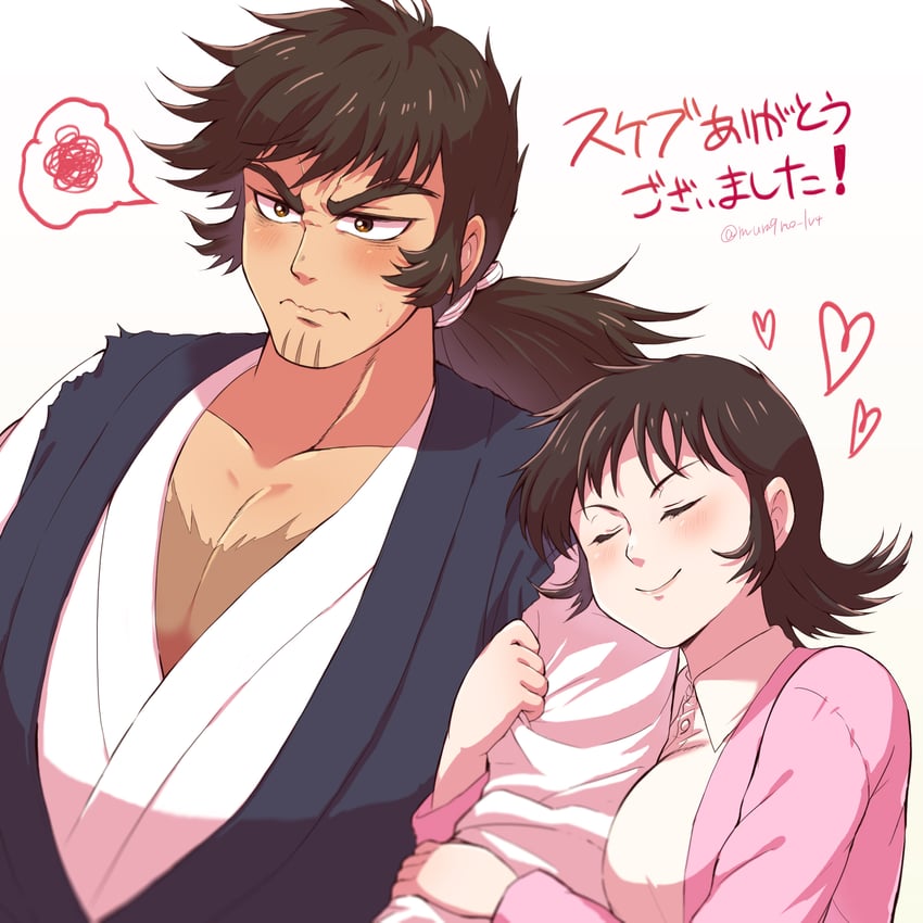 nagare ryoma and nagare ryo (getter robo and 1 more) drawn by mura9mo