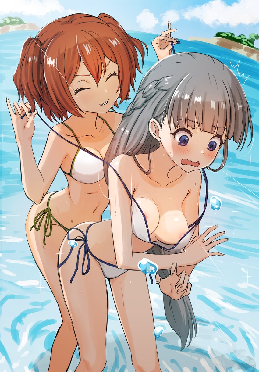 lawine and kanne (sousou no frieren) drawn by sasasa_r_23