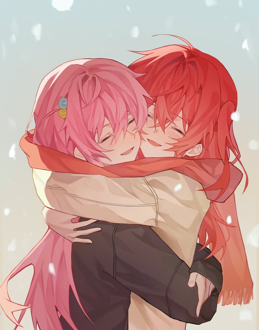 gotoh hitori and kita ikuyo (bocchi the rock!) drawn by shiba257