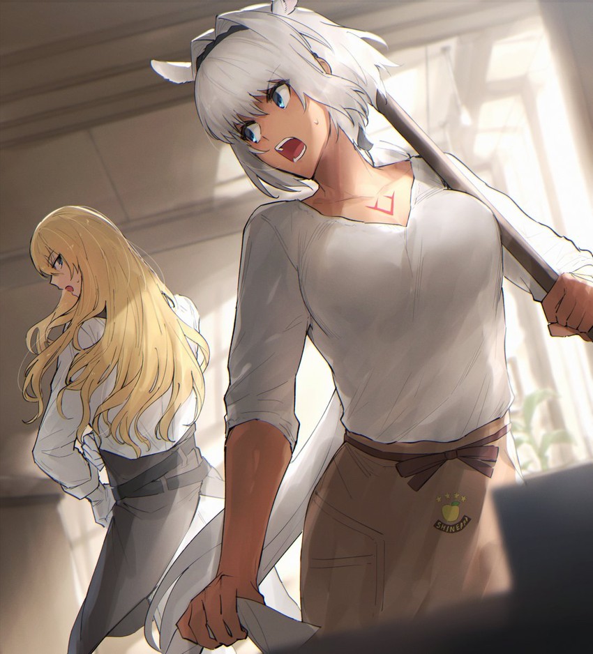 caenis and kirschtaria wodime (fate and 1 more) drawn by sabamori