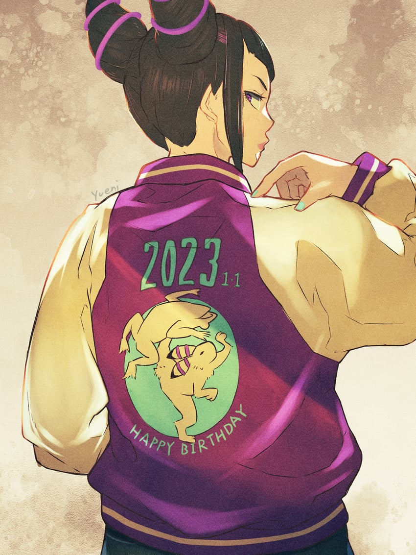 han juri (street fighter and 1 more) drawn by yuenibushi