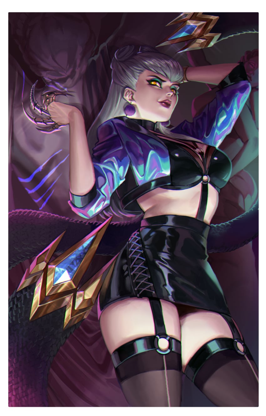 evelynn and k/da all out evelynn (league of legends) drawn by on_(isk1812)