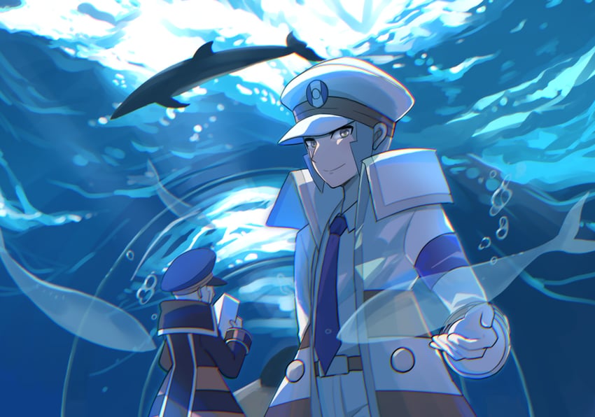ingo and emmet (pokemon and 1 more) drawn by mizuiro123