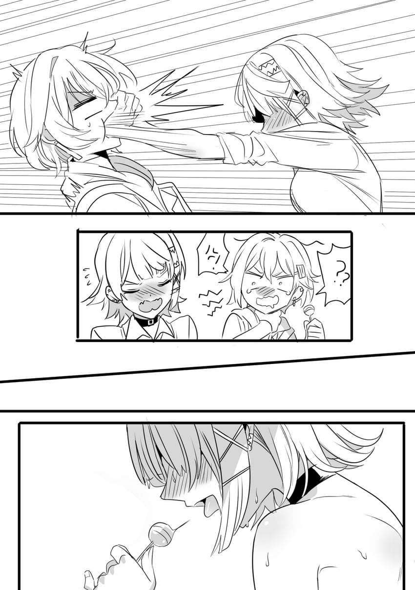 ellen joe and belle (zenless zone zero) drawn by kuma_(bloodycolor)