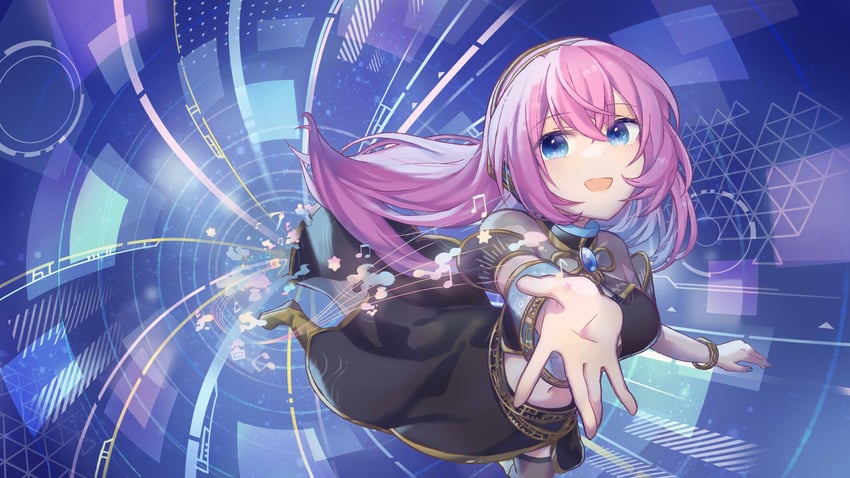 megurine luka (vocaloid) drawn by mochityoko