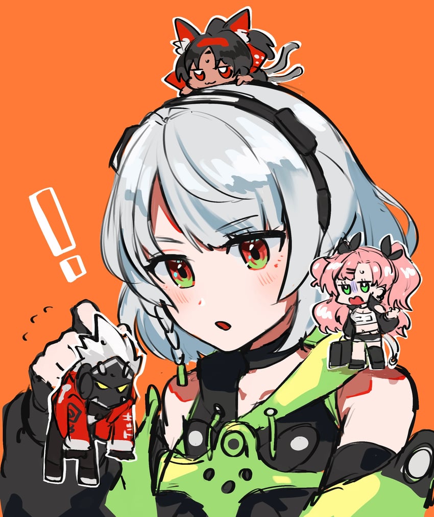 nicole demara, anby demara, nekomiya mana, and billy kid (zenless zone zero) drawn by leon0630claude