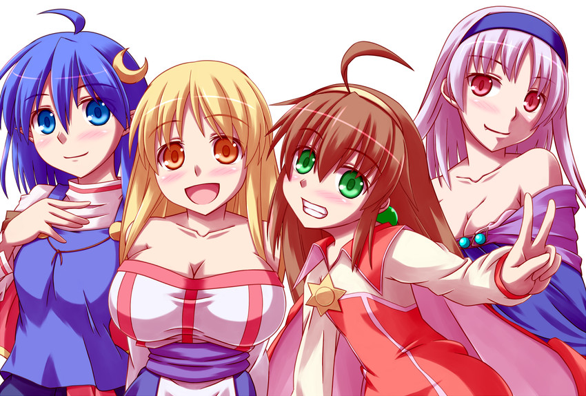 rena lanford, lieza, lilka eleniak, and sierra mikain (star ocean and 7 more) drawn by kirisaku_shampoo_hat
