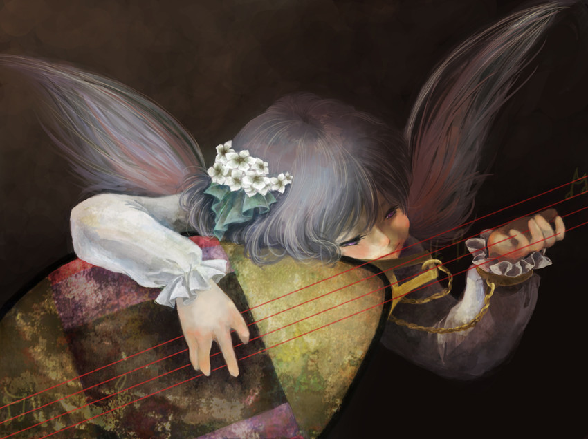 tsukumo benben (touhou and 1 more) drawn by motoji_(hamayarawa)
