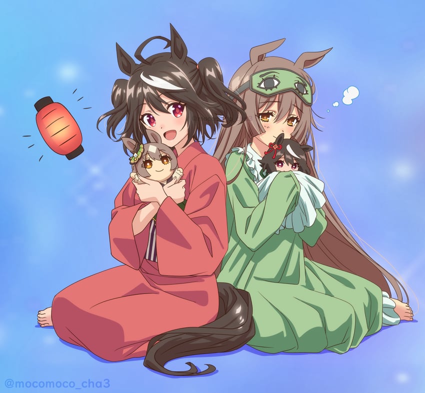 satono diamond and kitasan black (umamusume) drawn by tsuji_tomoko