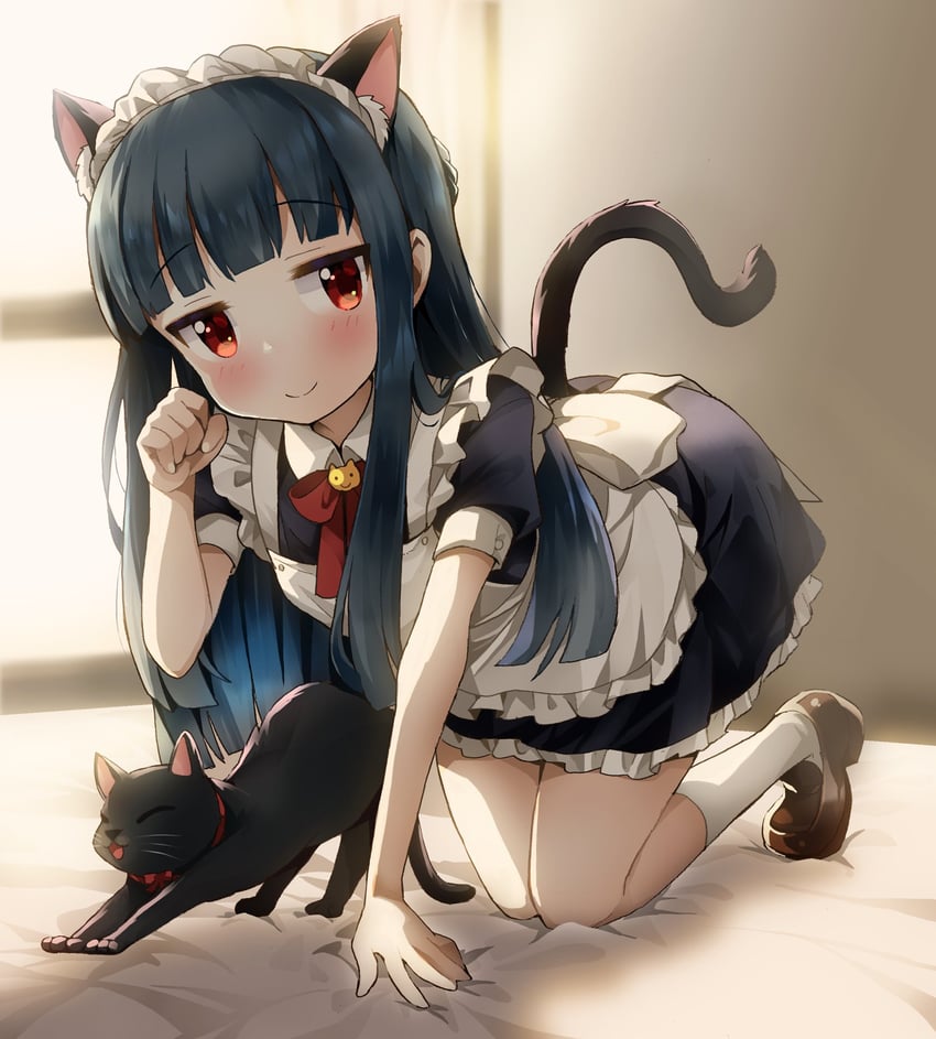 sajo yukimi and pero (idolmaster and 2 more) drawn by michii_yuuki