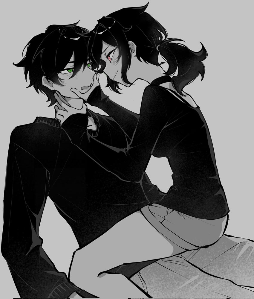 ashley graves and andrew graves (the coffin of andy and leyley) drawn by moyu0211
