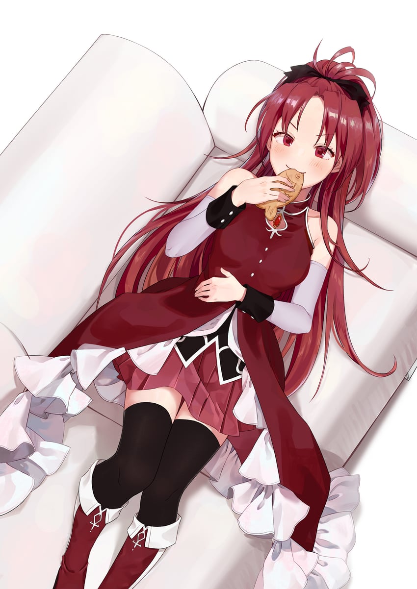sakura kyoko (mahou shoujo madoka magica) drawn by miso_(user_ujhr4238)