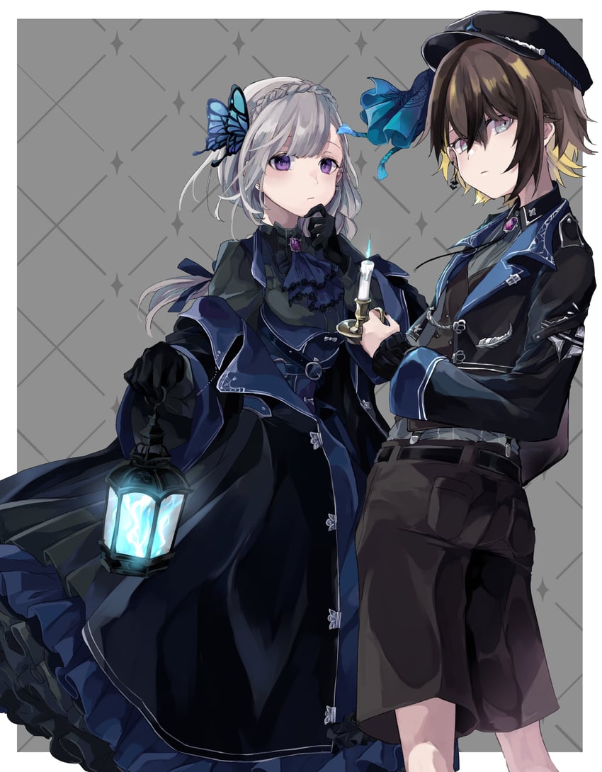 yumeno you and ichigaya kei (indie virtual youtuber) drawn by beltartte