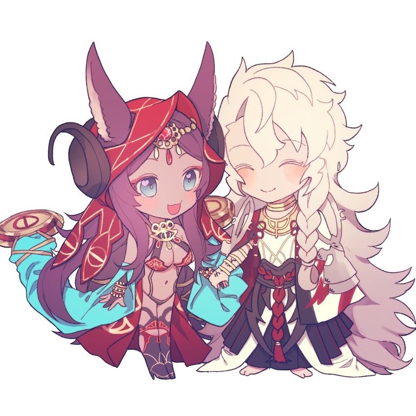 queen of sheba and solomon (fate and 1 more) drawn by kamiemonsan