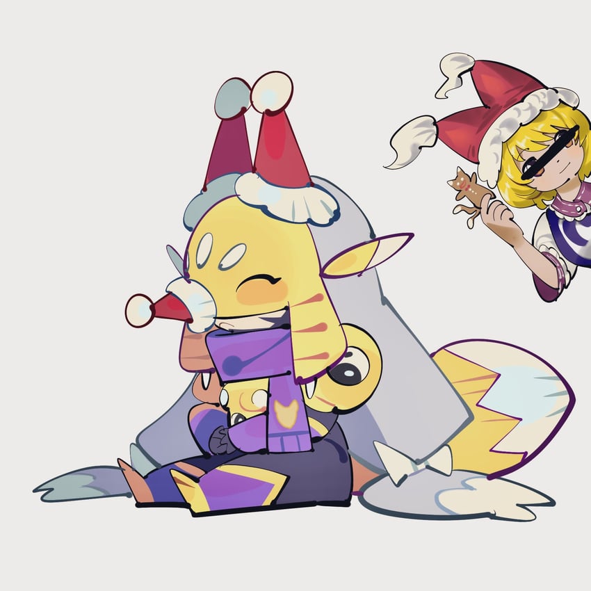 yakumo ran and sakuyamon (touhou and 1 more) drawn by zocehuy
