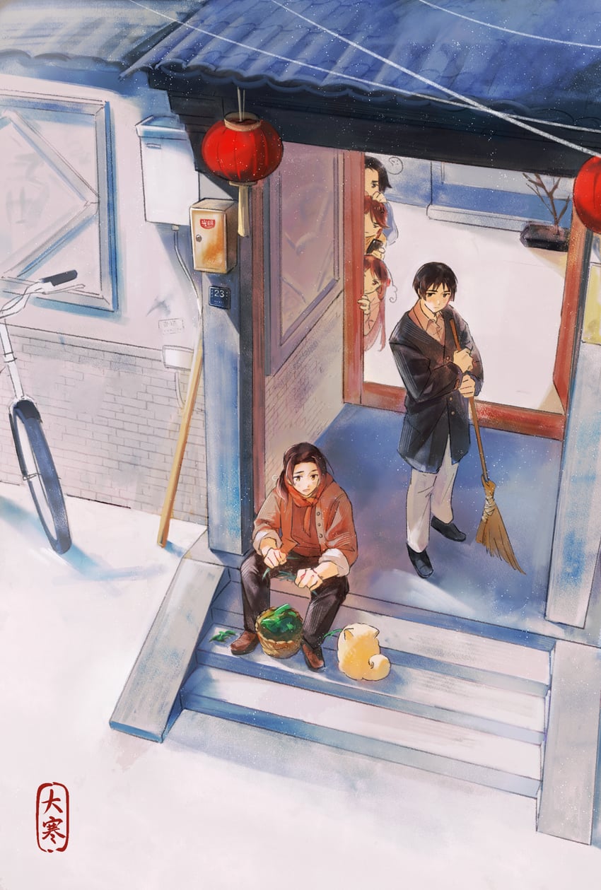 japan, china, taiwan, hong kong, and korea (axis powers hetalia) drawn by tea_(candyfoxx)