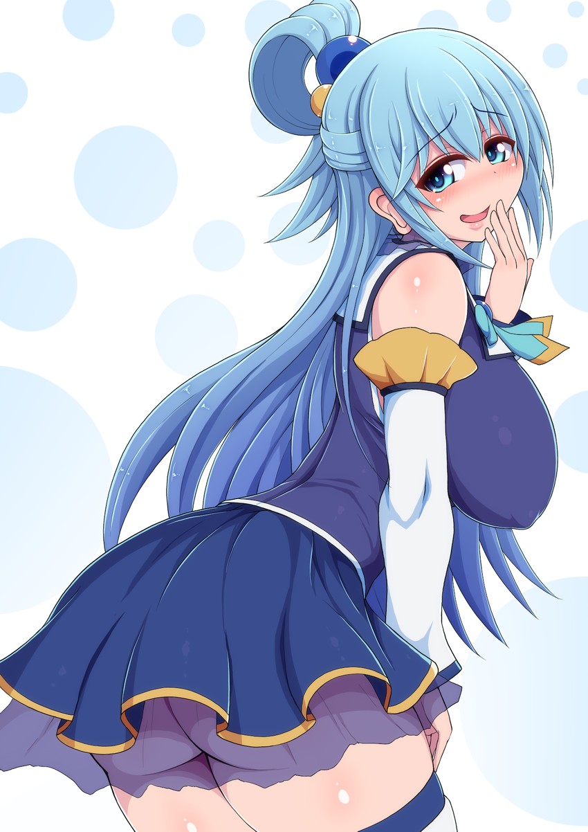 aqua (kono subarashii sekai ni shukufuku wo!) drawn by ponponmaru