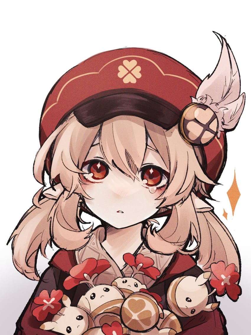 klee and jumpy dumpty (genshin impact) drawn by omu_(meshi)