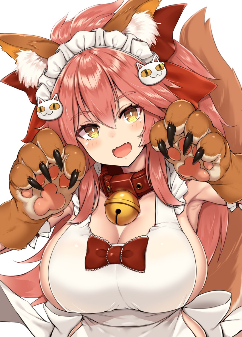 tamamo and tamamo cat (fate and 1 more) drawn by mitsukazu_(nijigen_complex)
