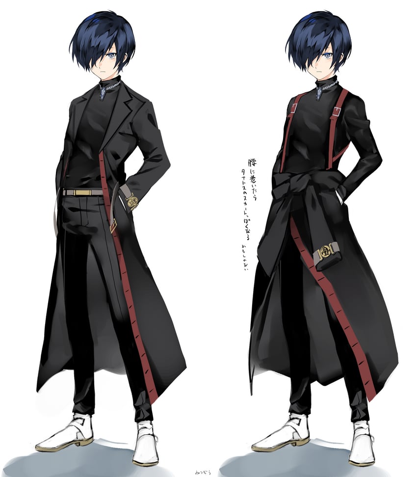 yuuki makoto (persona and 1 more) drawn by lor_(roasyerizyonirapi)