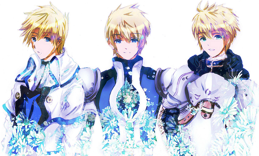 arthur pendragon, ky kiske, flynn scifo, and sam riegel (fate and 4 more) drawn by chochi-blue