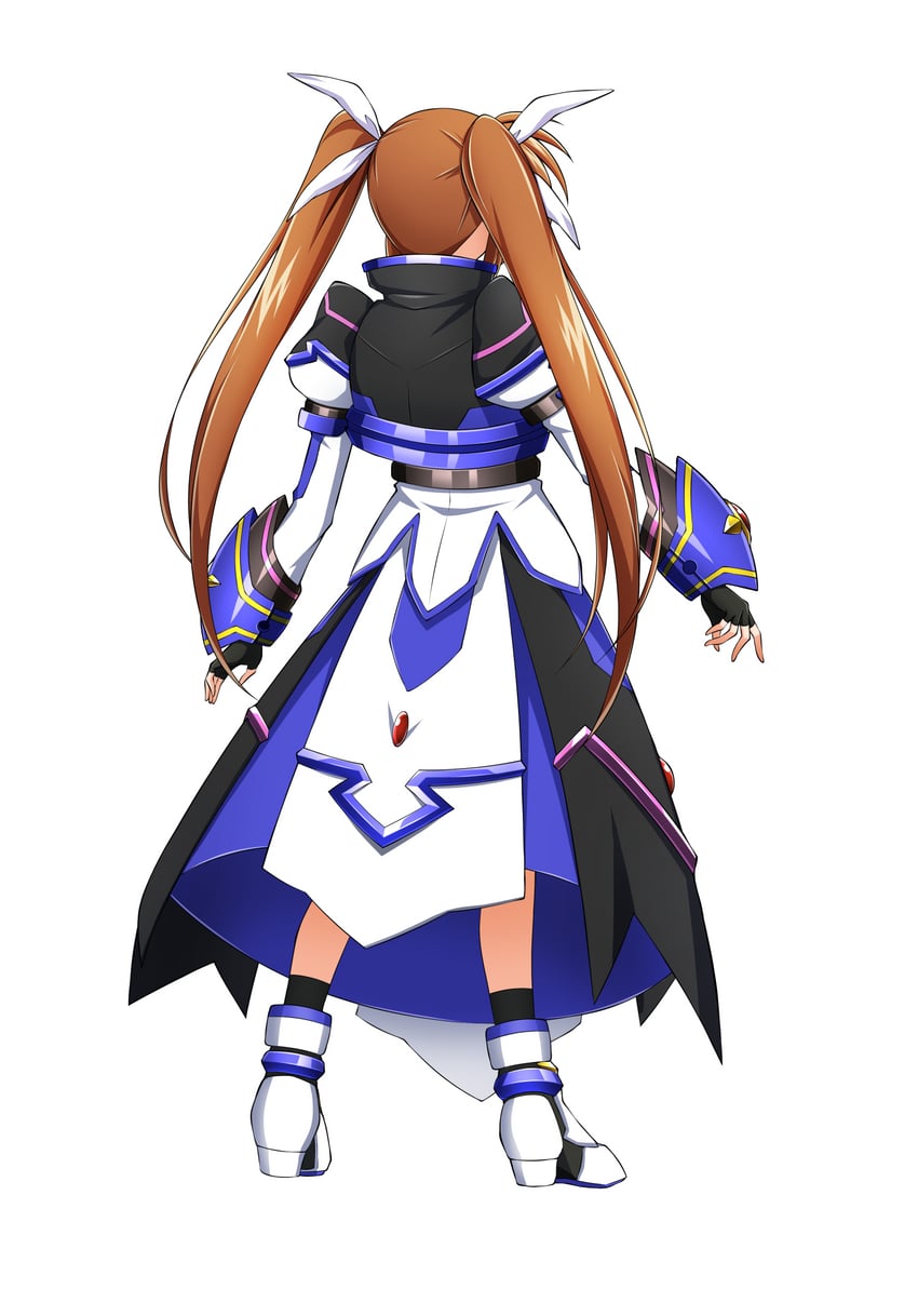 takamachi nanoha (lyrical nanoha and 2 more) drawn by oshimaru026