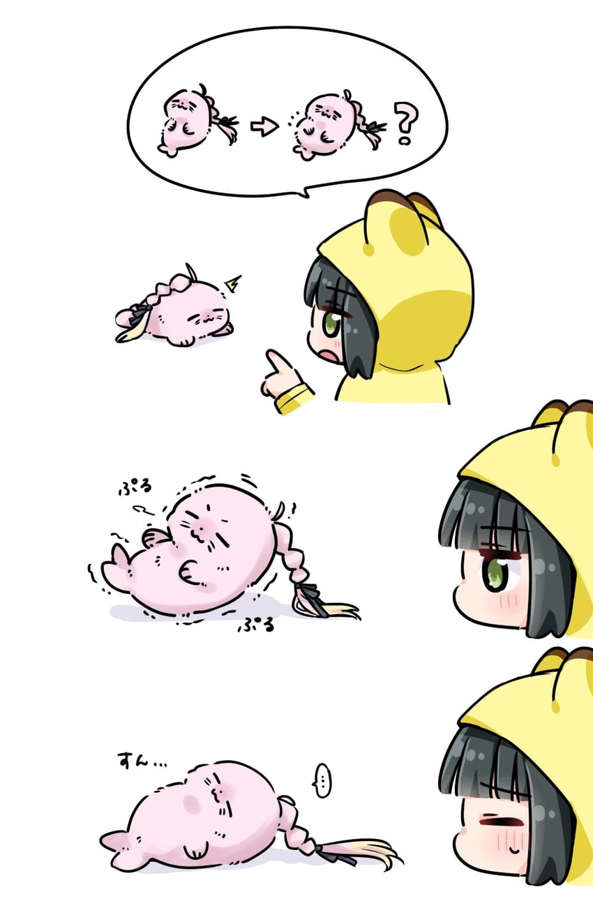momose ginko and anyoji hime (love live! and 1 more) drawn by shiro_(white_2530)