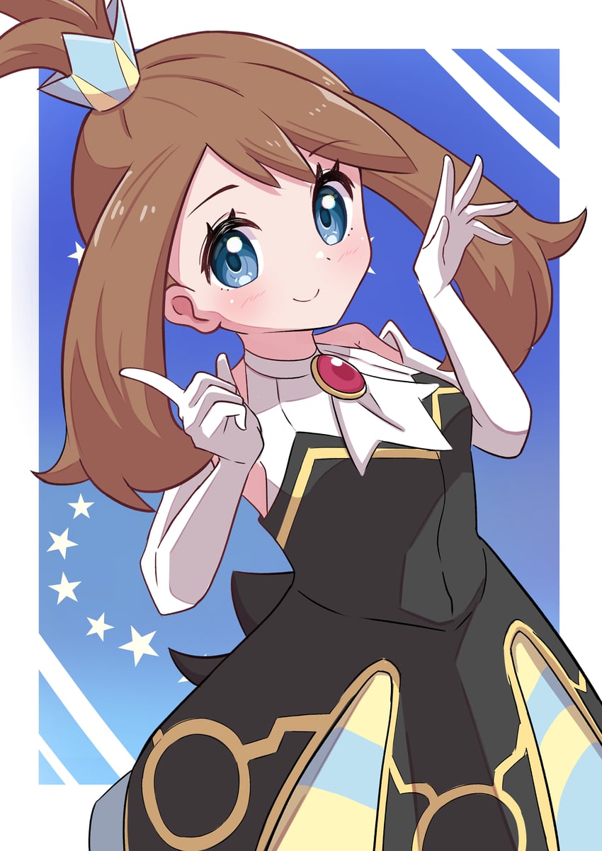may (pokemon and 1 more) drawn by rono_(lethys)