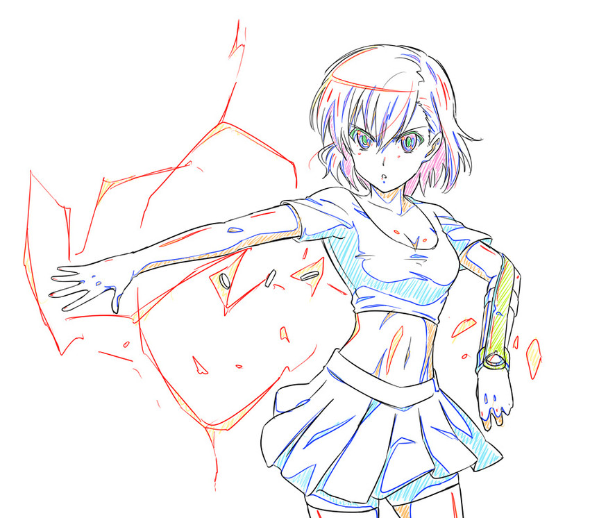 misaka mikoto (toaru majutsu no index and 1 more) drawn by yuu_(1007yu)