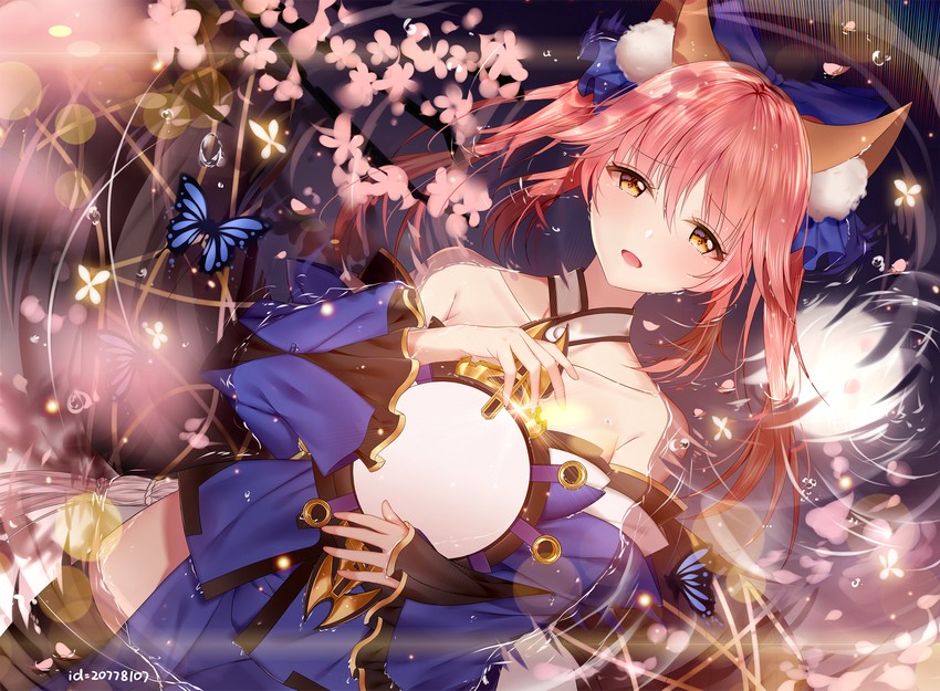 tamamo and tamamo no mae (fate and 1 more) drawn by junpaku_karen