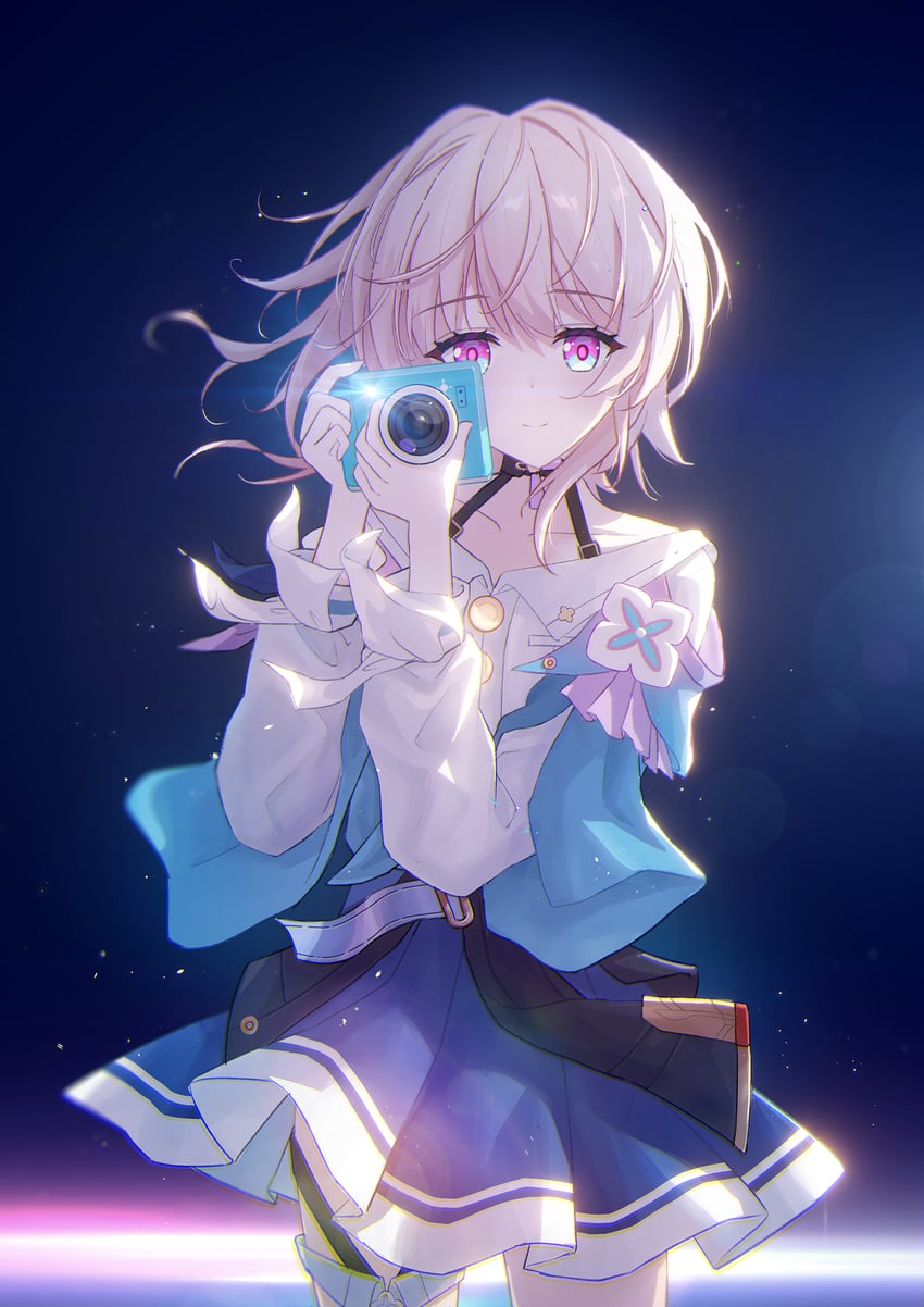 march 7th (honkai and 1 more) drawn by kokage_(chenff)