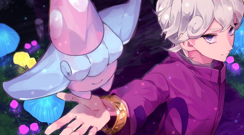 bede and hatenna (pokemon and 1 more) drawn by yuzunonicomi