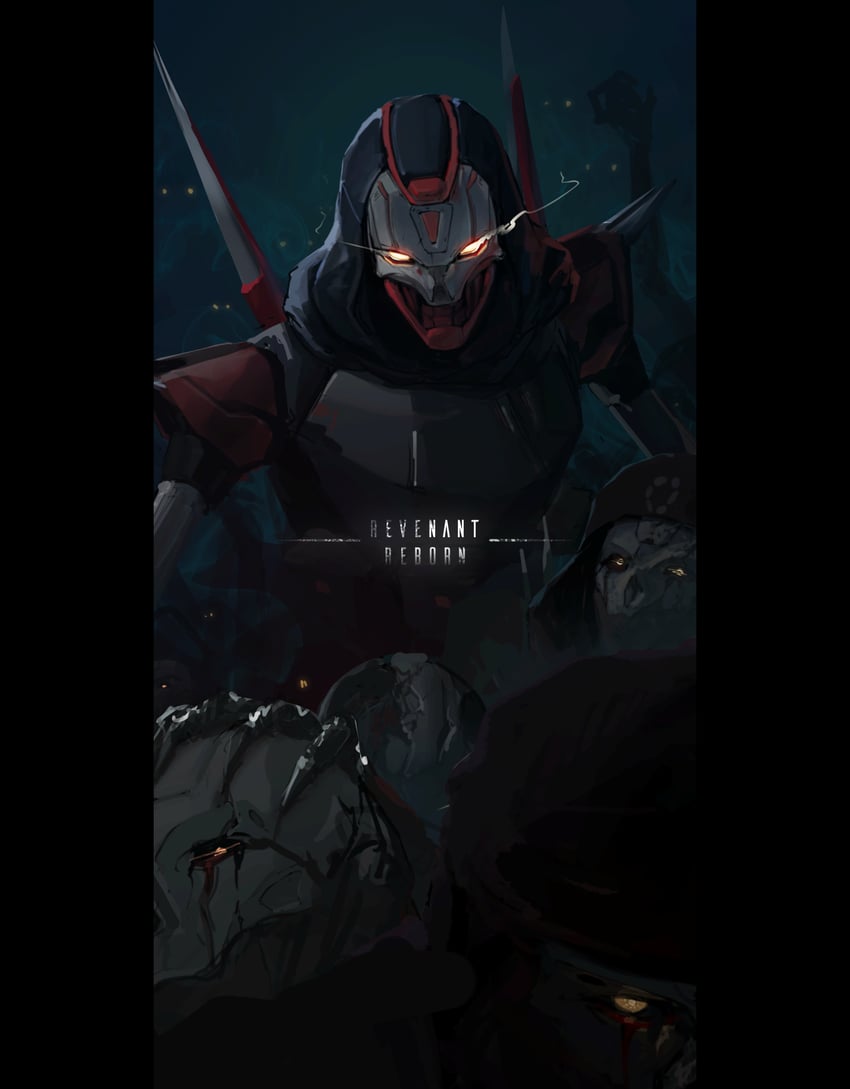 revenant and classic revenant (apex legends) drawn by reborns