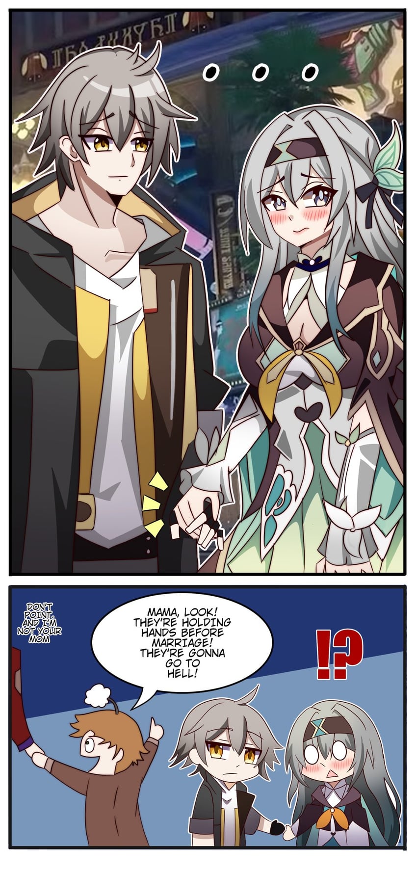 trailblazer, firefly, and caelus (honkai and 1 more) drawn by tyco0z