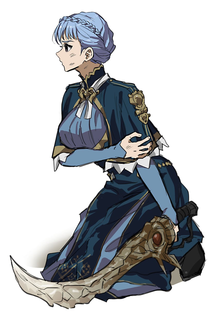 marianne von edmund (fire emblem and 1 more) drawn by kusodekablack