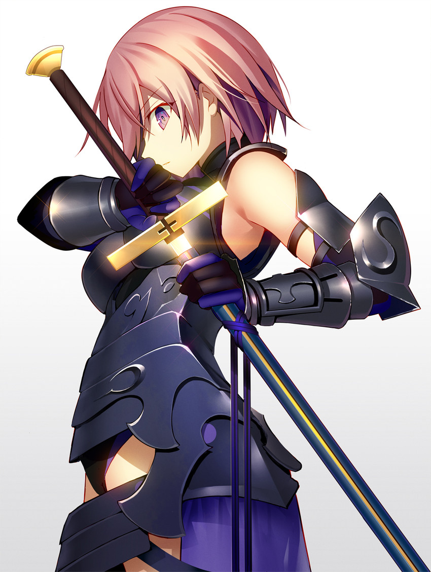 mash kyrielight (fate and 1 more) drawn by machimura_komori