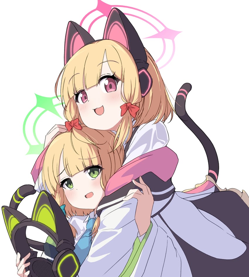 momoi and midori (blue archive) drawn by kaine_(gupisgood)