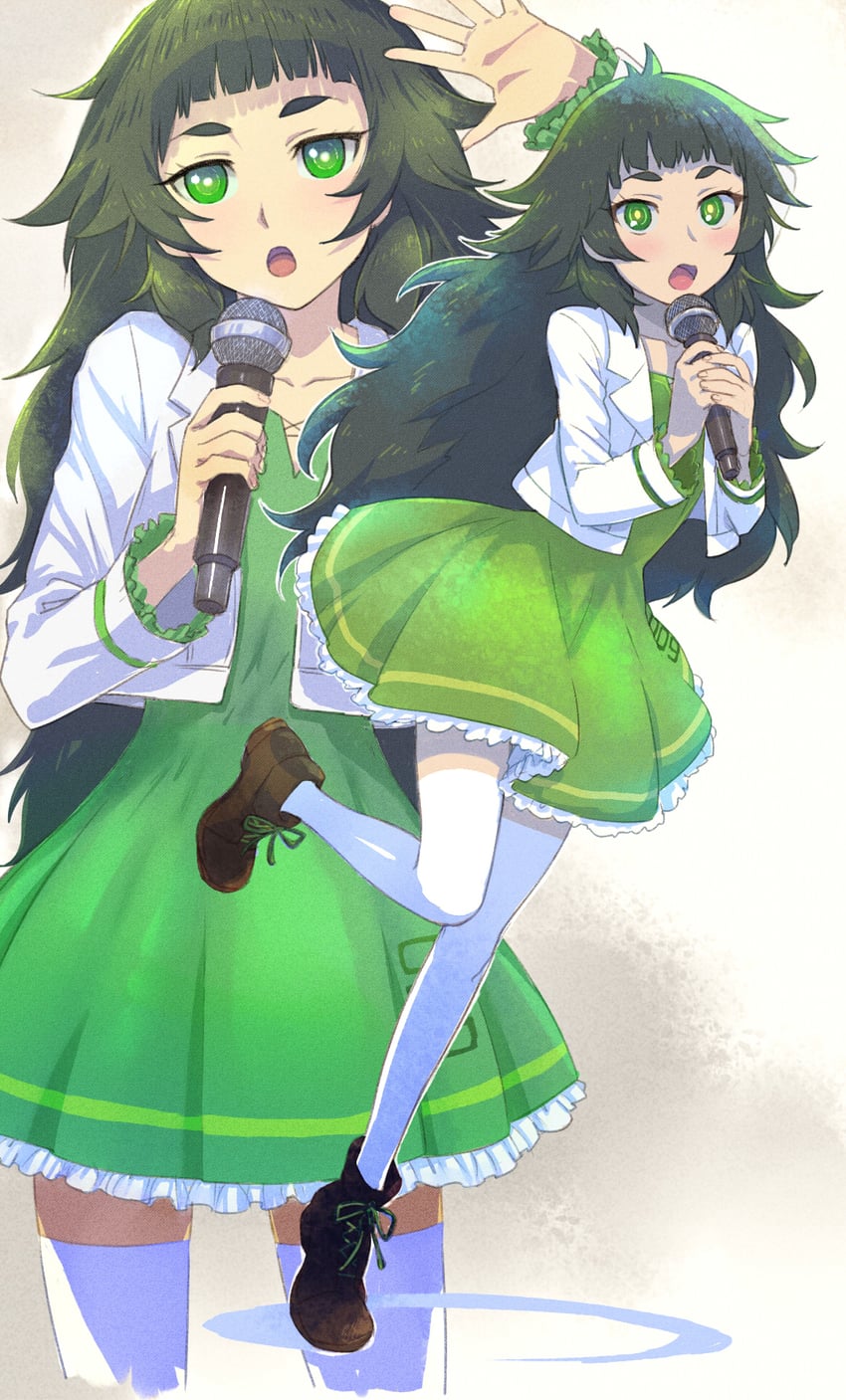 hiyajou maho (science adventure and 2 more) drawn by menomorute