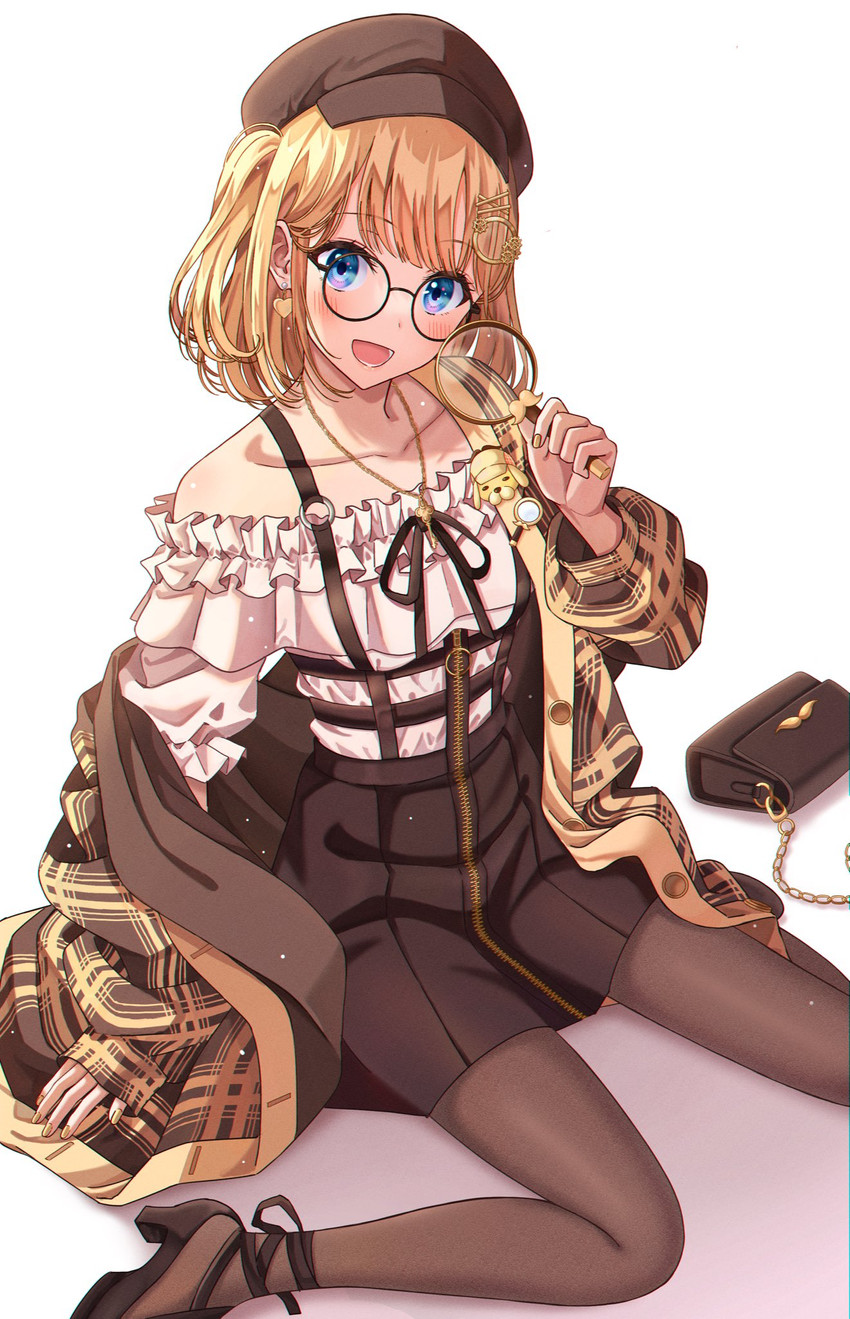 watson amelia (hololive and 1 more) drawn by ojyomu