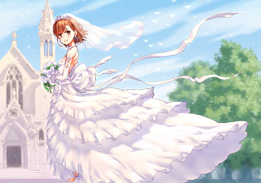 misaka mikoto (toaru majutsu no index and 1 more) drawn by raika9