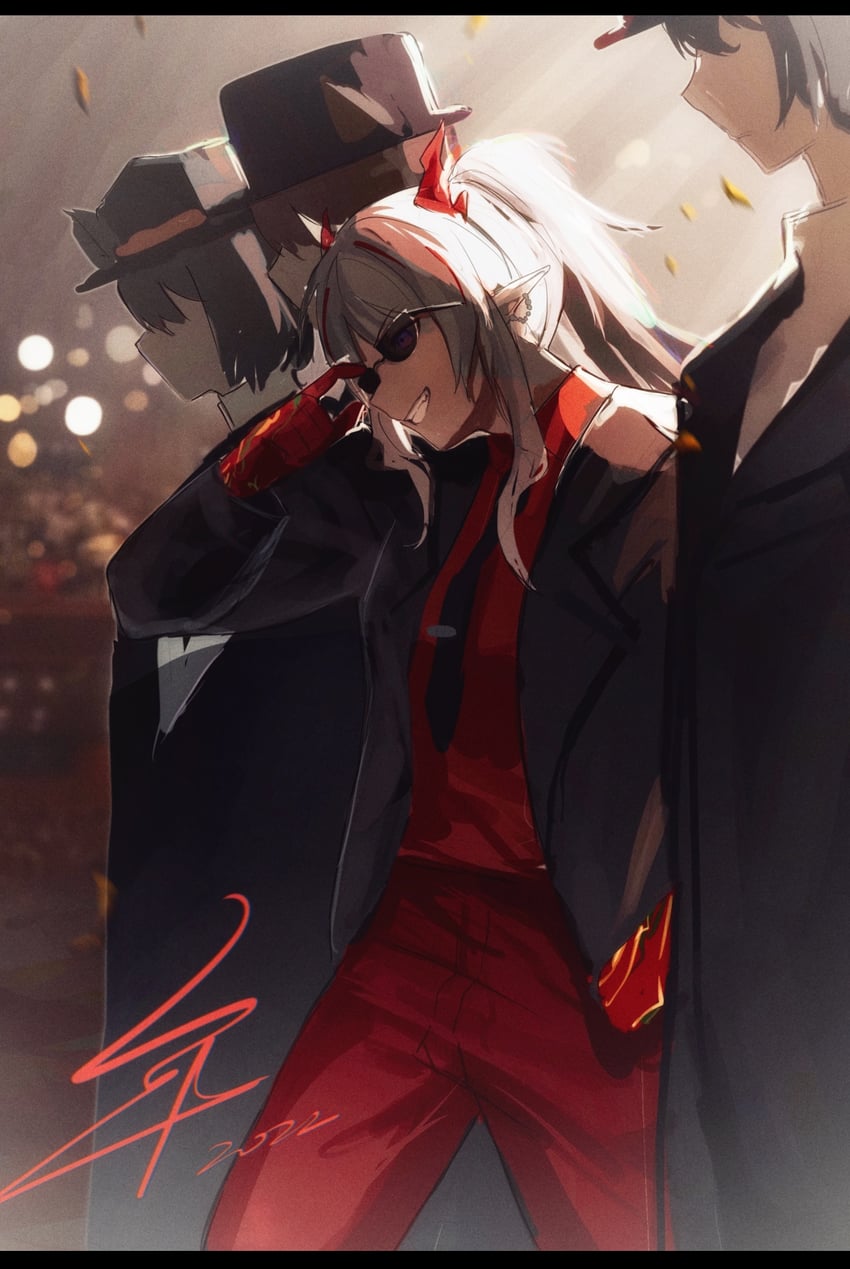 nian (arknights and 1 more) drawn by zuo_daoxing