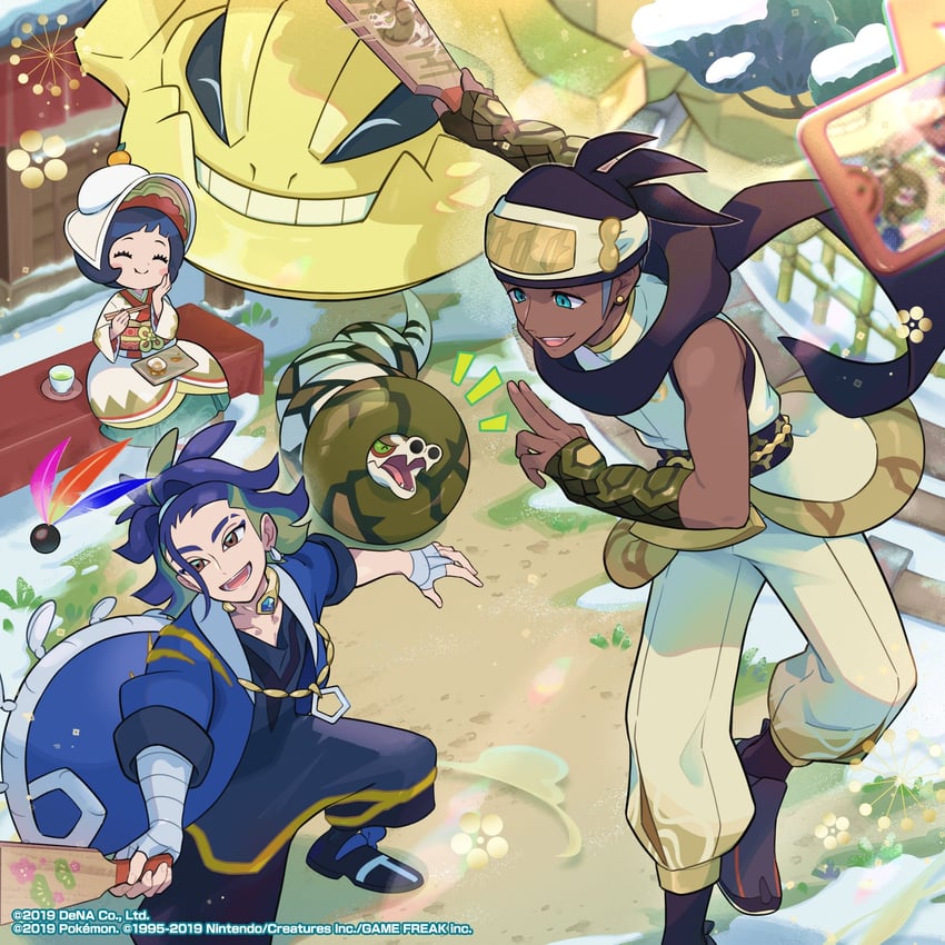 rotom, rotom phone, adaman, steelix, sandaconda, and 2 more (pokemon and 1 more) drawn by matsuno_tika